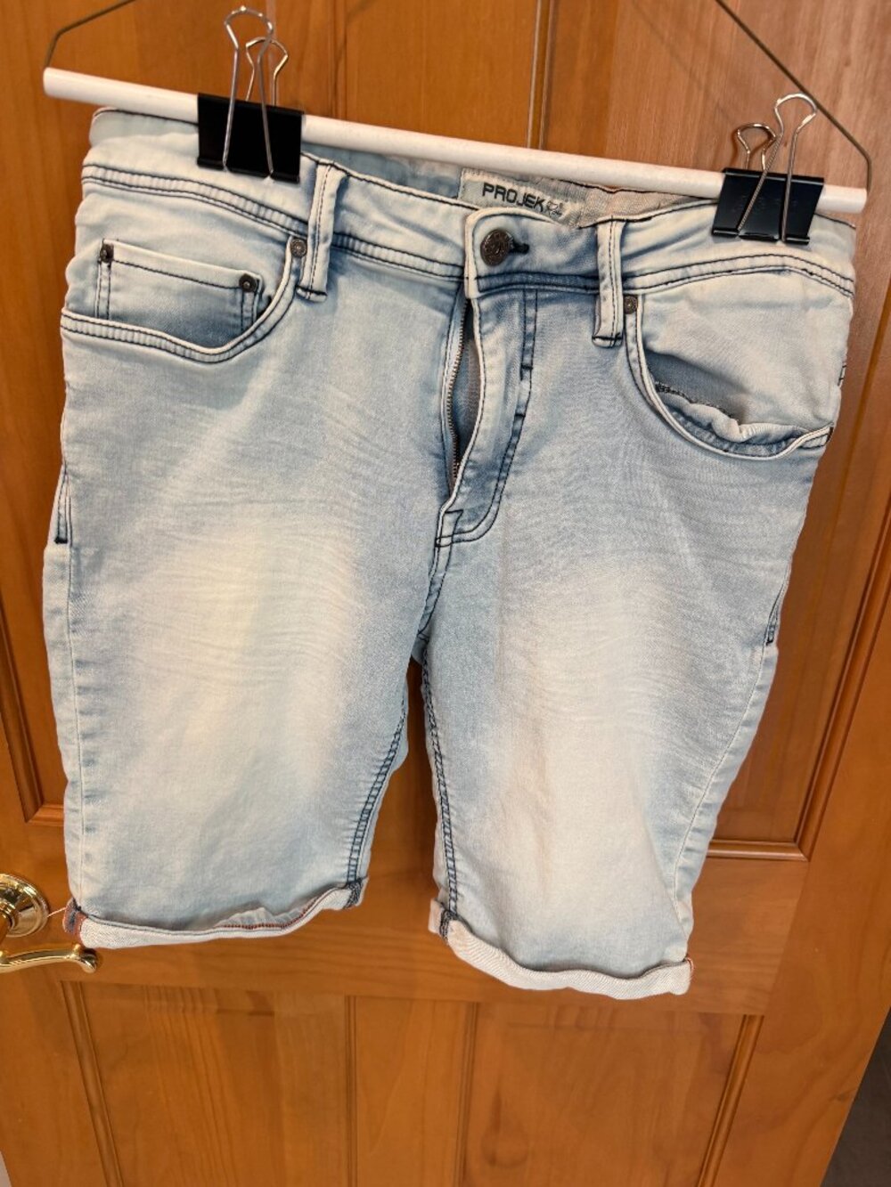 Projek Raw Jean Shorts Light Blue Size 34 Mens